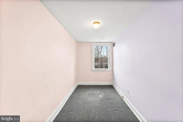 a view of a room with window