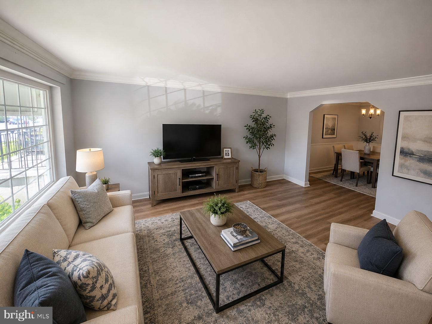 Bright and inviting living space.