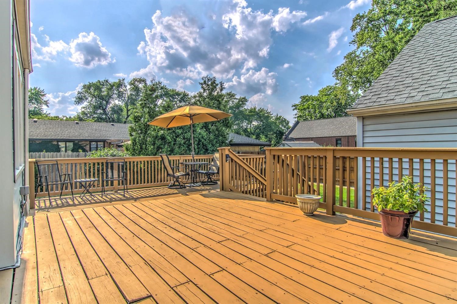 3115 Ridge Road Highland, IN 46322 - Photo 3 of 33 a balcony with wooden floor and outdoor space