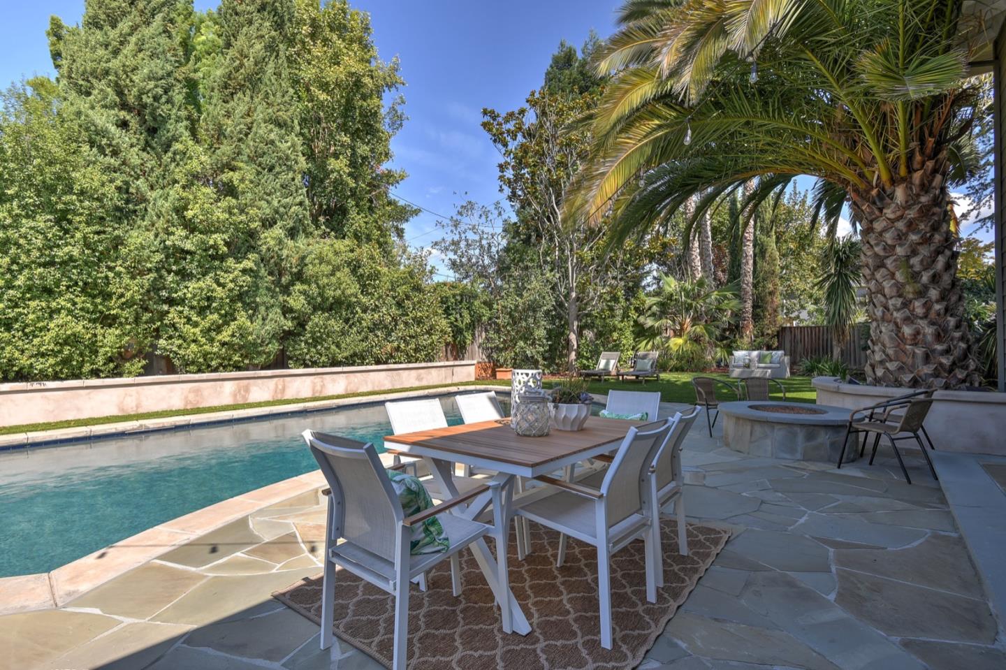 650 Chesley Avenue Mountain View, CA 94040 - Photo 27 of 32 a view of backyard with seating and green space