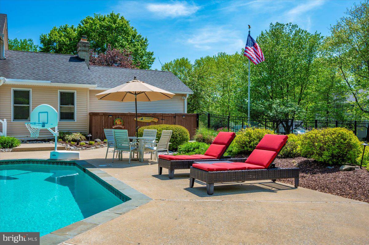 8412 Dasher Court Gaithersburg, MD 20882 - Photo 59 of 83 a backyard of a house with yard fire pit table and chairs