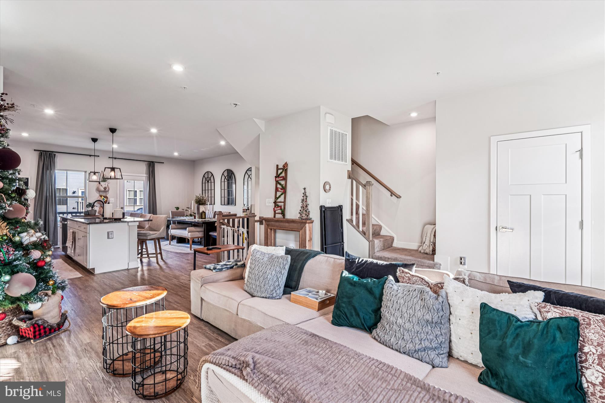 136 Brown Branch Road Laurel, MD 20708 - Photo 3 of 44 a living room with furniture and a view of kitchen