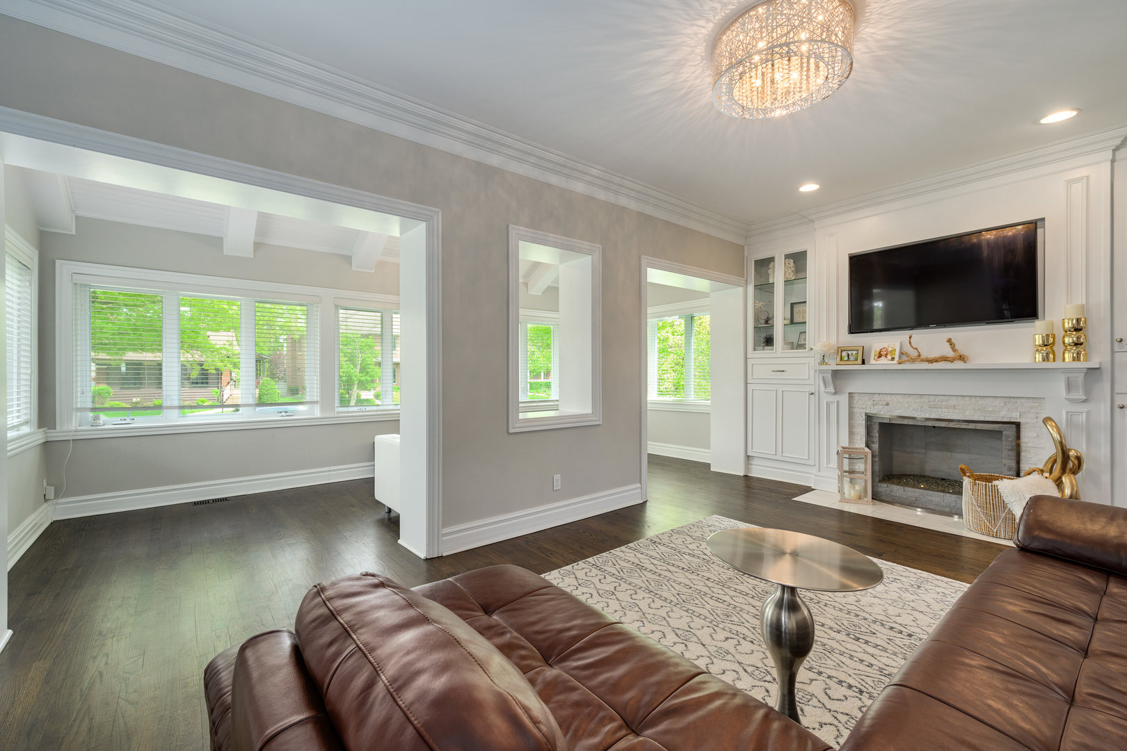 620 South Prospect Avenue Park Ridge, IL 60068 - Photo 6 of 39 a spacious bedroom with a bed and a flat screen tv