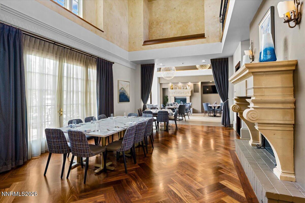 722 West Pleasant Oak Trail Reno, NV 89511 - Photo 89 of 98 a view of a dining room with furniture window and wooden floor