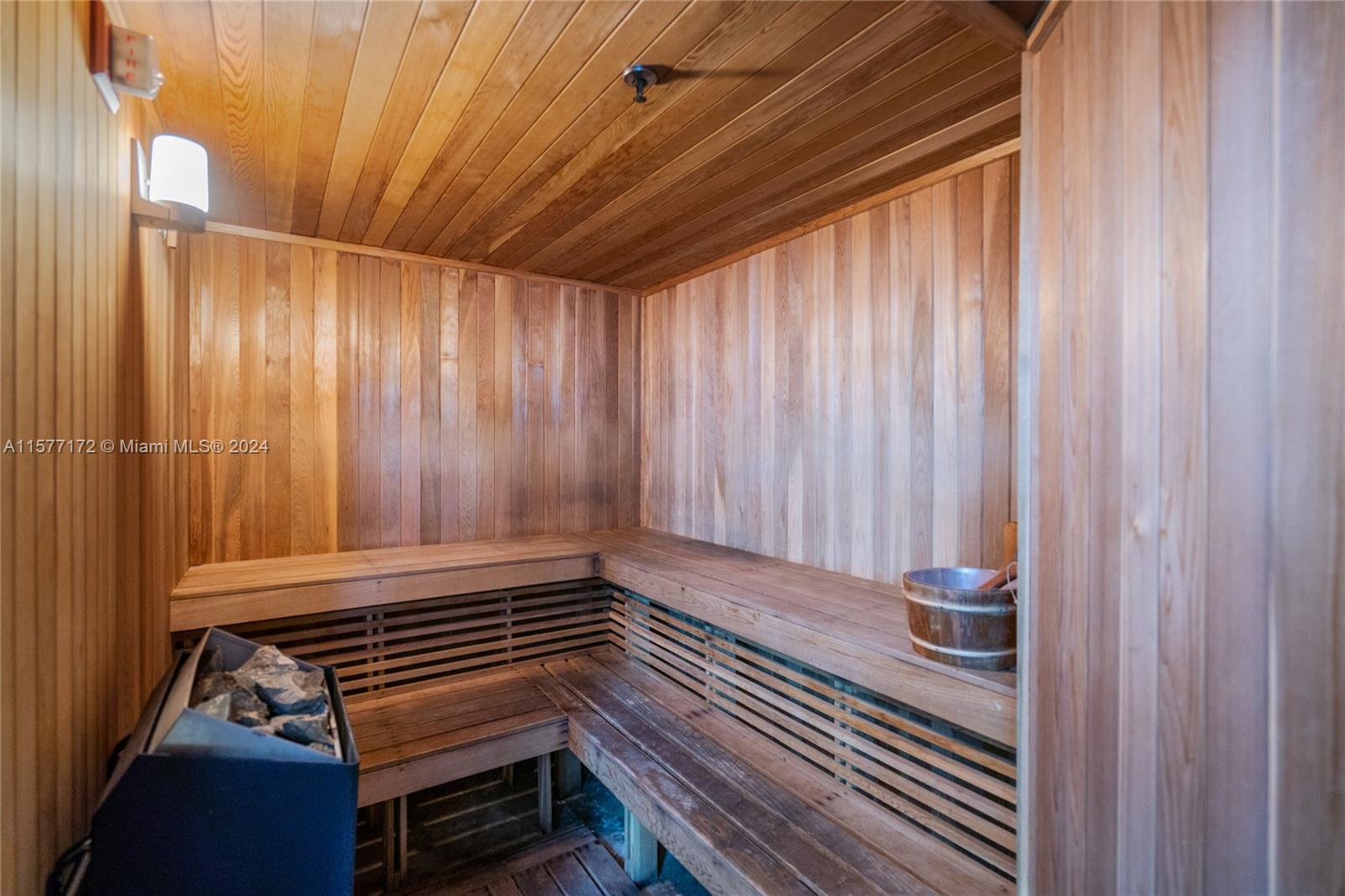 1621 Bay Road, Unit 702 Miami Beach, FL 33139 - Photo 31 of 32 a view of a room with wooden walls