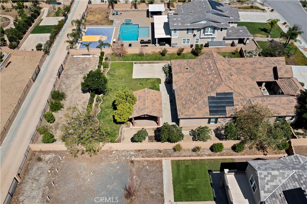 6336 Sloane Court Rancho Cucamonga, CA 91739 - Photo 68 of 69 an aerial view of multiple houses with outdoor space