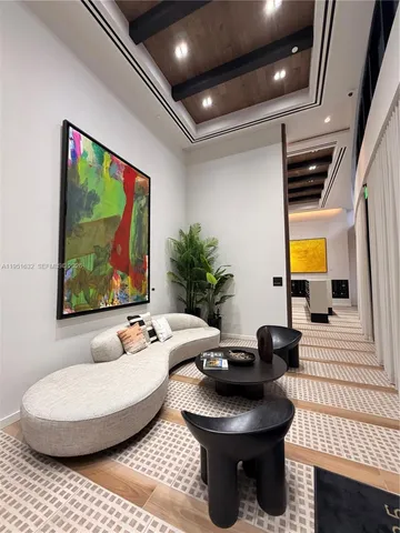 a room with furniture and window