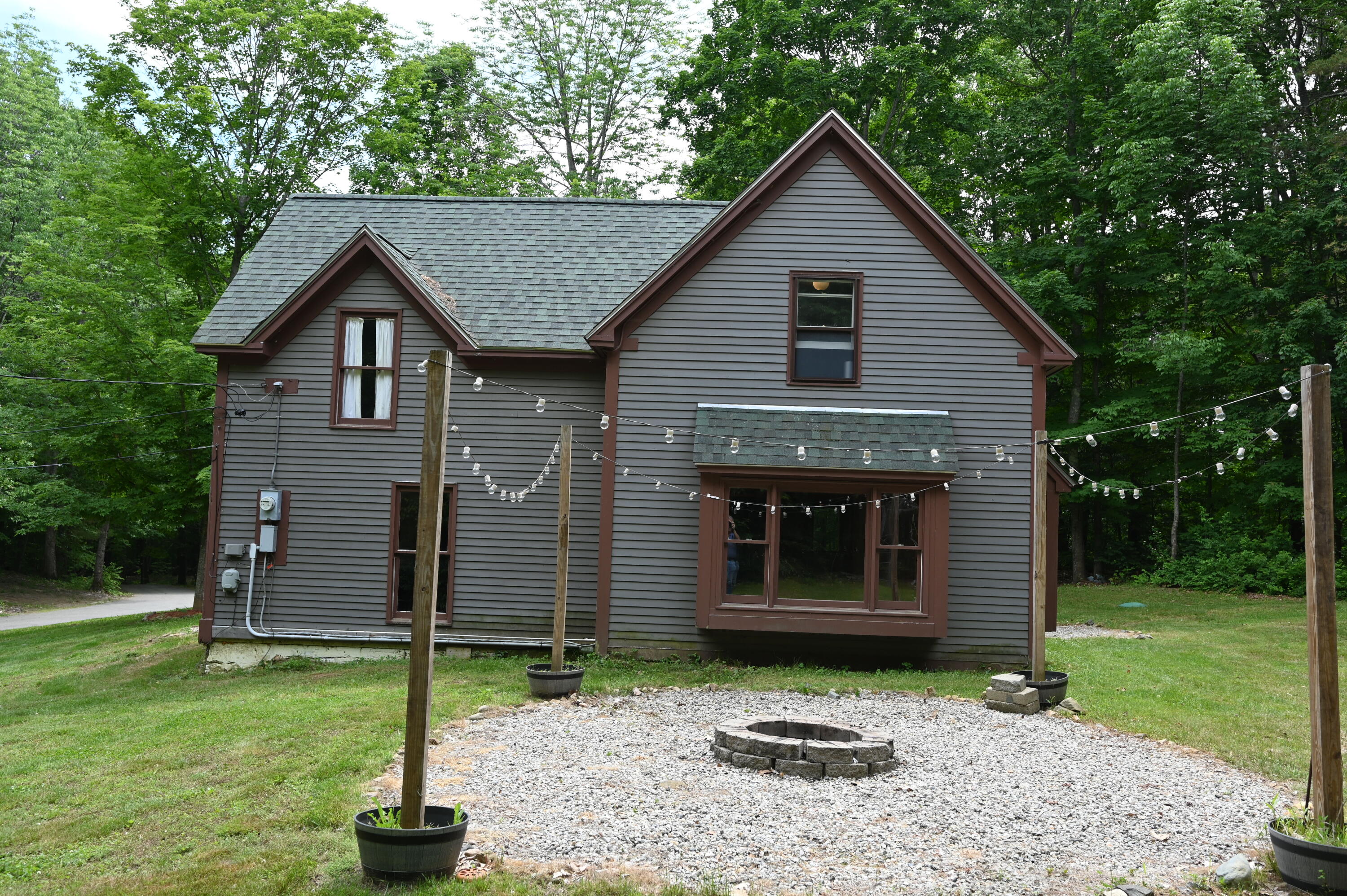 48 Carpenter Hill Road Alfred, ME 04002 - Photo 9 of 57 side/ fire pit
