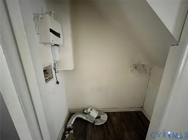 wooden floor in a bathroom