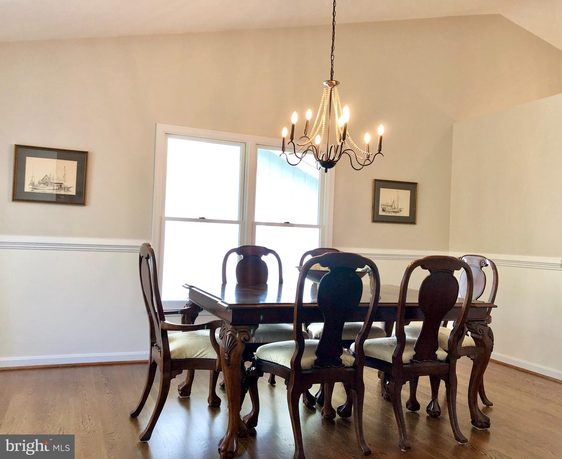 222 Birdie Road Locust Grove, VA 22508 - Photo 18 of 66 Dining with Chair rail & Vaulted Ceiling!!!