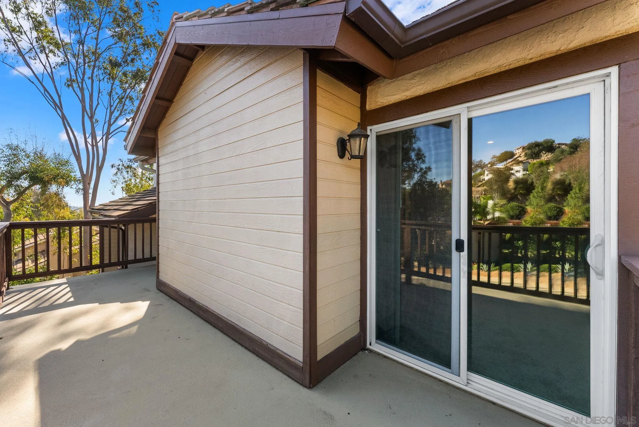1509 Rimrock Drive Escondido, CA 92027 - Photo 21 of 48 a view of a porch with wooden floor and outdoor space