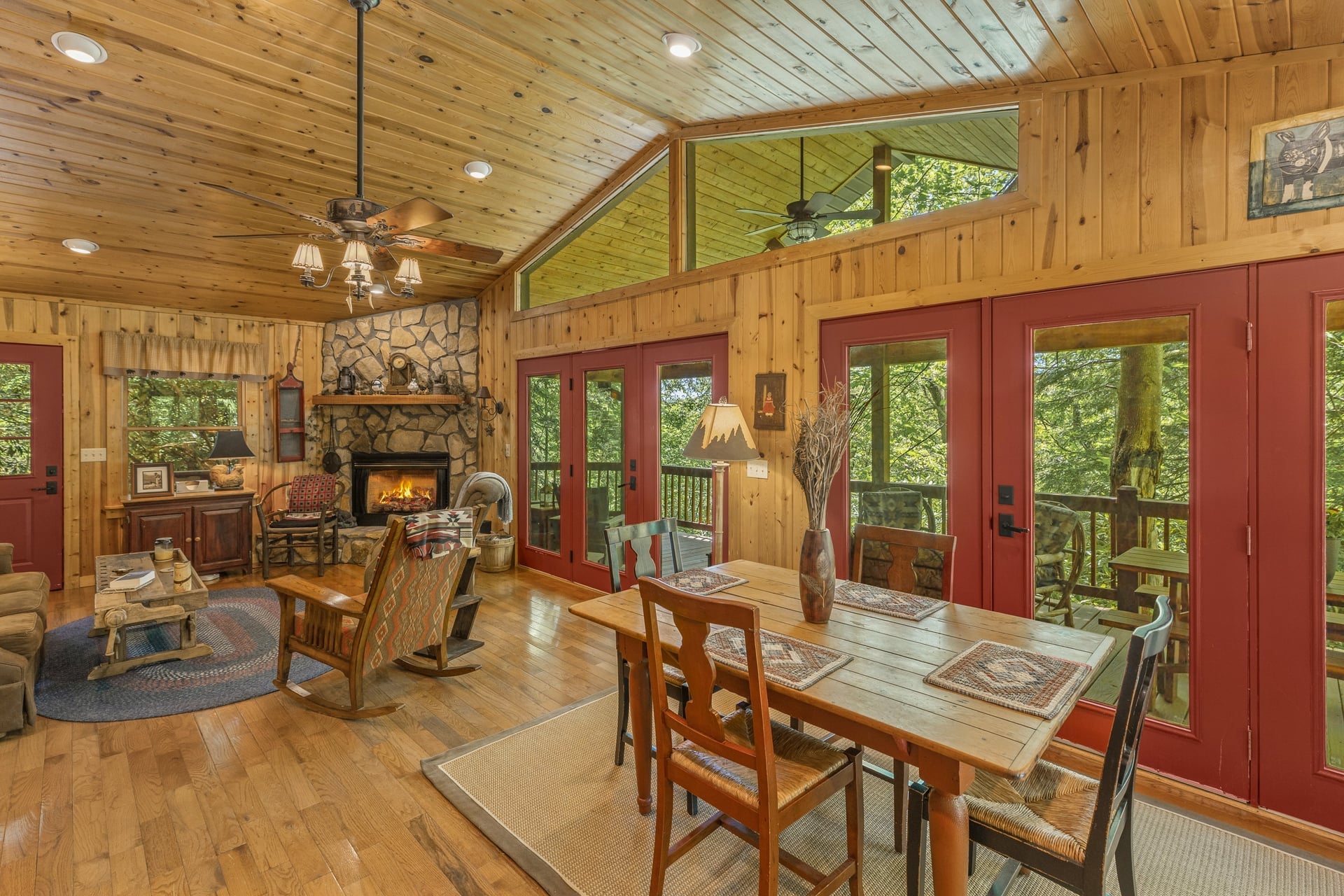 361 Wyanoak Road Highlands, NC 28741 - Photo 13 of 34 Dining area and Living Room