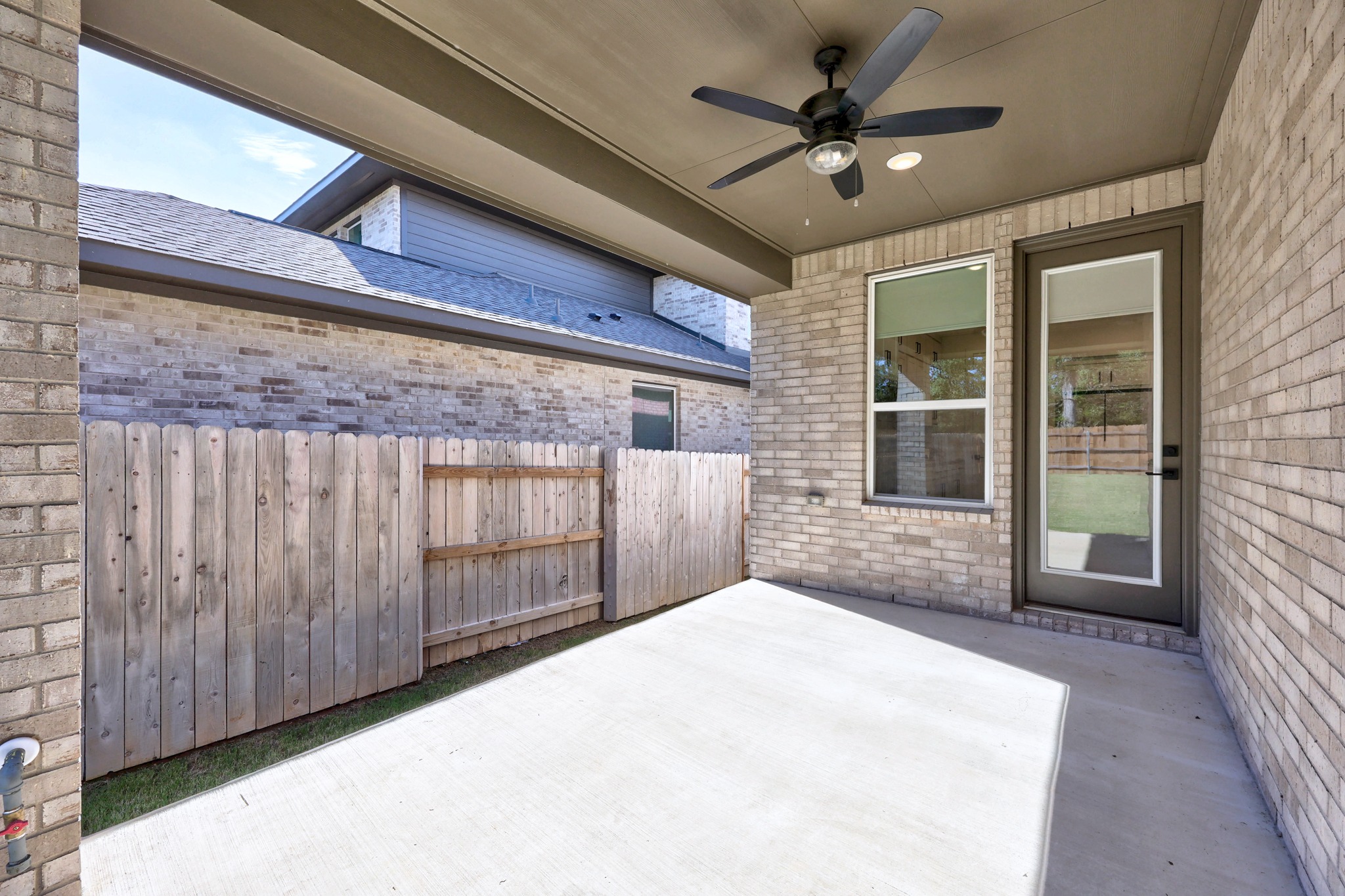 6000 Sean Paul Lane Georgetown, TX 78628 - Photo 33 of 35 View of patio / terrace with ceiling fan