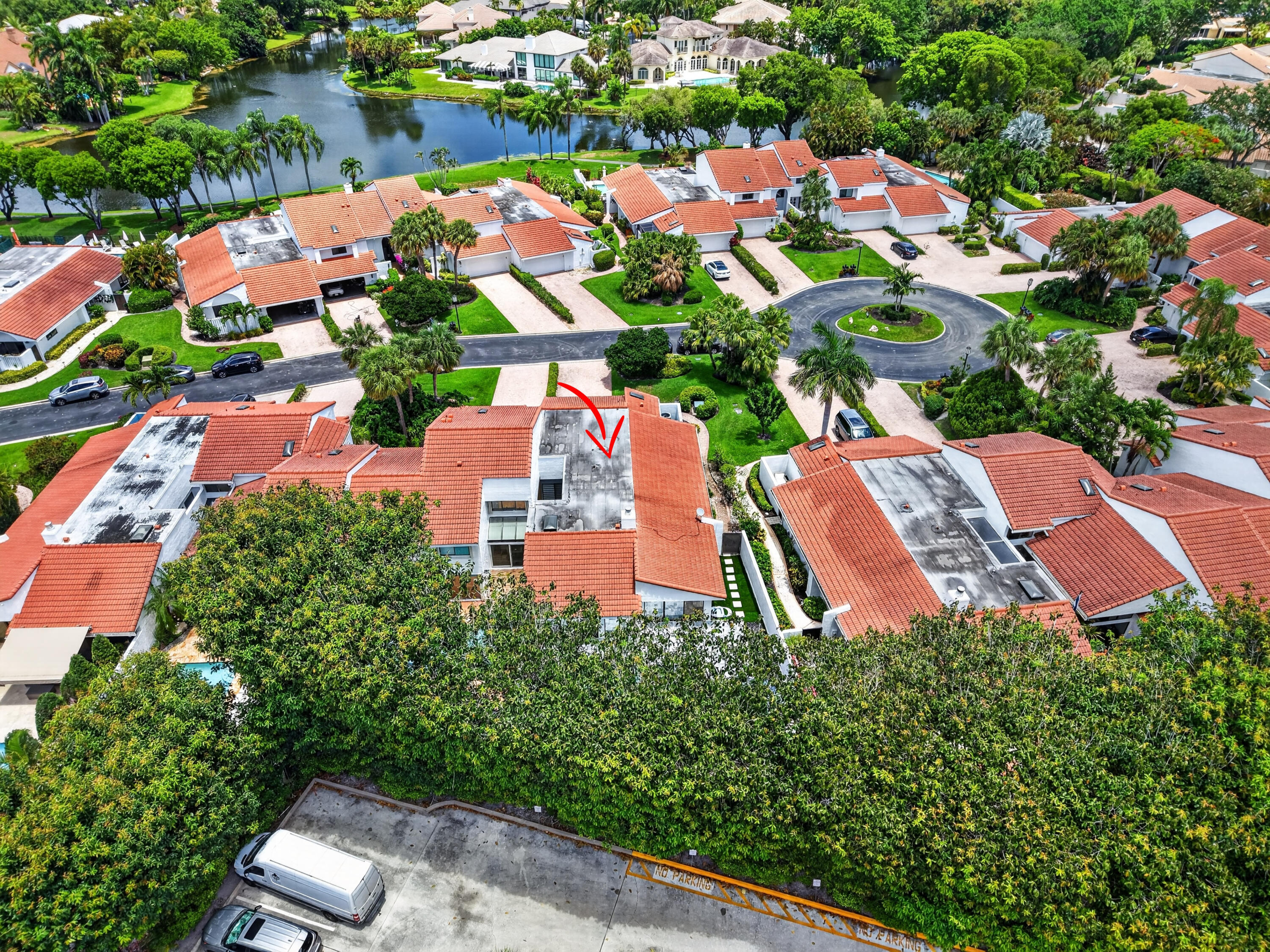 7374 Woodmont Court Boca Raton, FL 33434 - Photo 50 of 95 an aerial view of multiple houses with yard