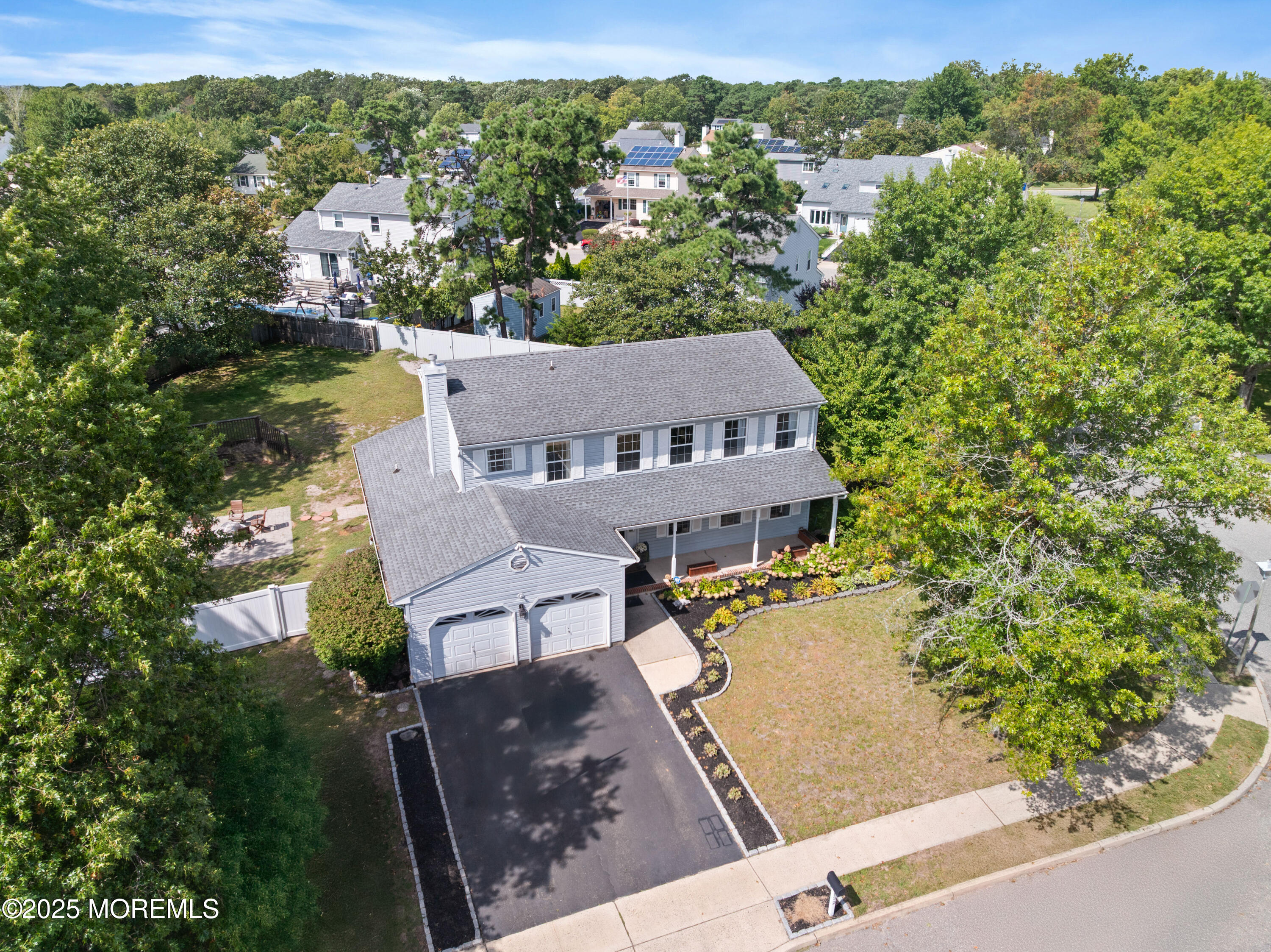 832 Constitution Drive Brick, NJ 08724 - Photo 3 of 24 an aerial view of a house with a garden