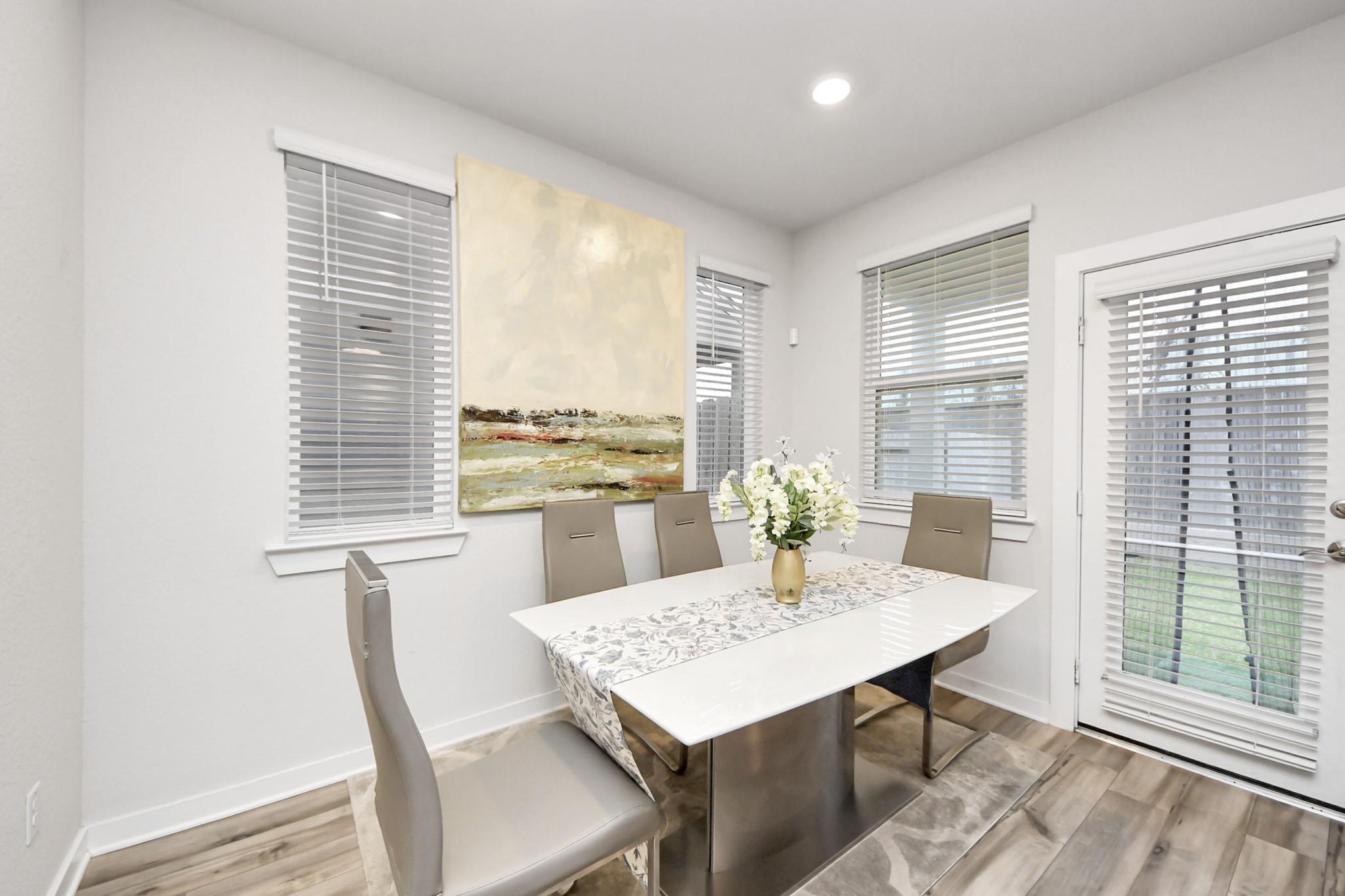 8207 Rising Stream Drive Houston, TX 77063 - Photo 12 of 50 a view of a dining room with furniture window and outside view