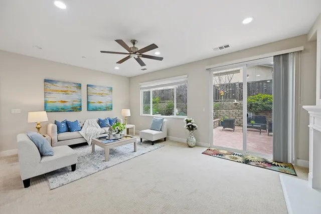 a view of a hallway with workspace