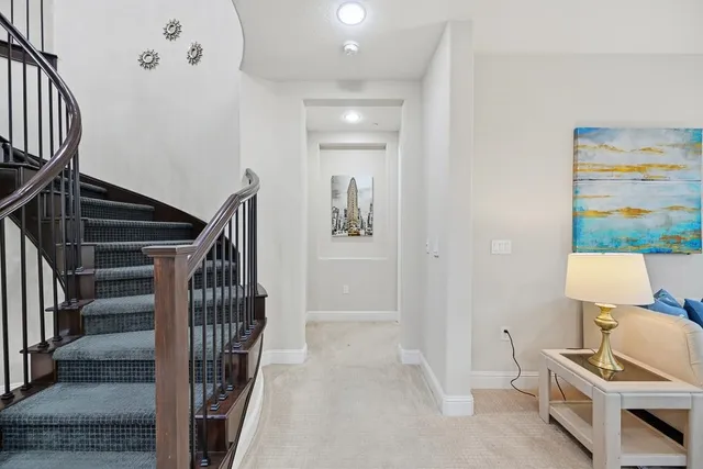 a bathroom with a double vanity sink mirror and double