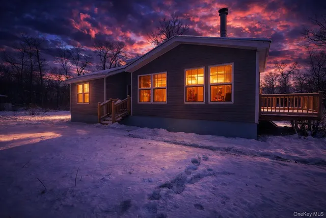 a backyard of a house with a yard