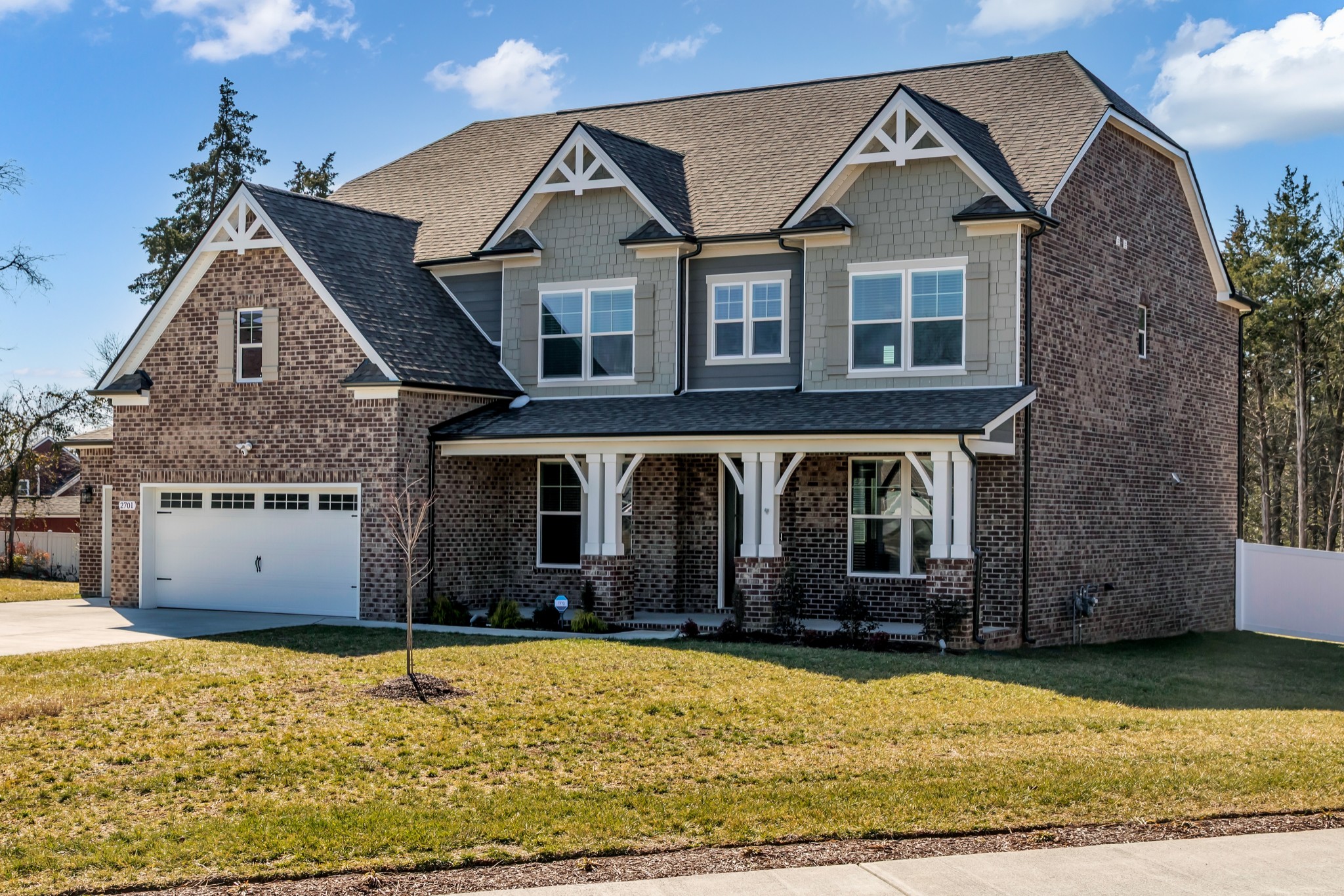 2701 Slatewood Way Murfreesboro, TN 37129 - Photo 2 of 30 a front view of a house with a yard