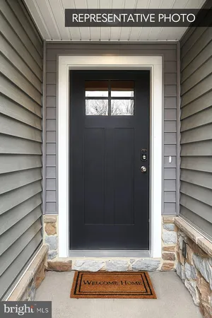 a view of an entryway door