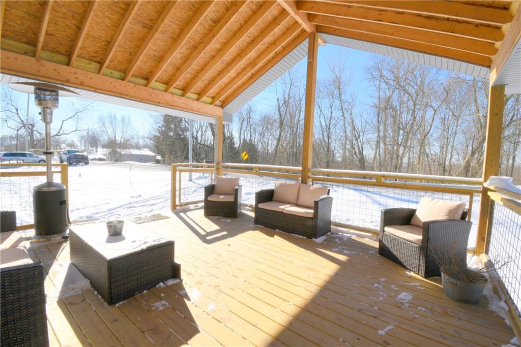 598 Dry Ridge Road West Alexander, PA 15376 - Photo 18 of 24 18x15' Deck a View From the Front Door.