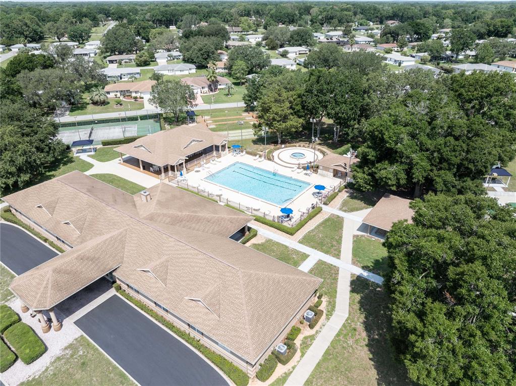 10523 Southwest 62nd Ter Road Ocala, FL 34476 - Photo 32 of 38 an aerial view of a house with a yard