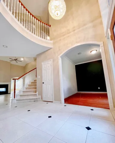 a room with gym equipment