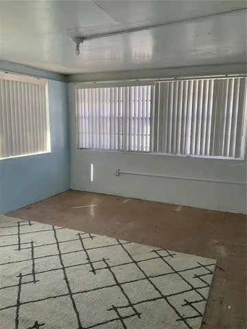 a view of a livingroom with an empty space