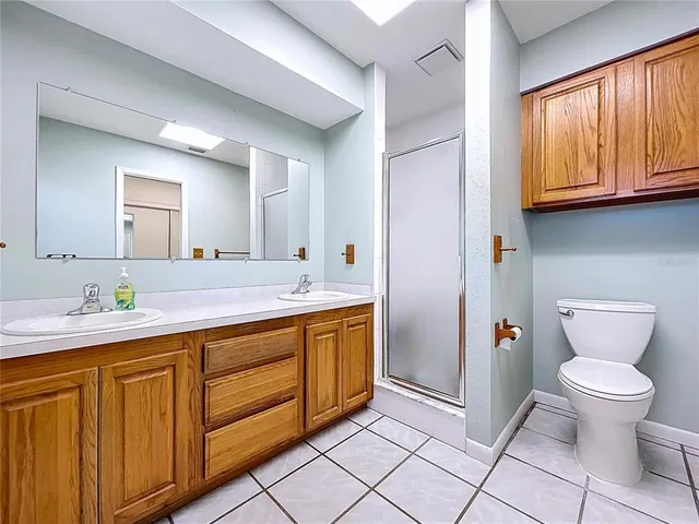 a view of river covered by trees and trees