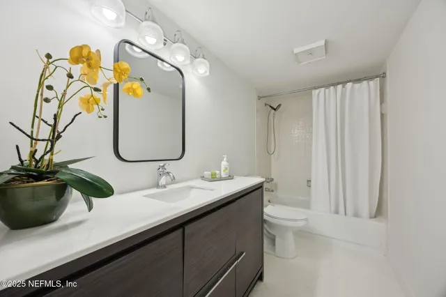 a front view of a building with street view