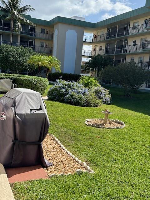 808 Southeast 7th Street, Unit 101B Deerfield Beach, FL 33441 - Photo 31 of 36 a view of garden with patio