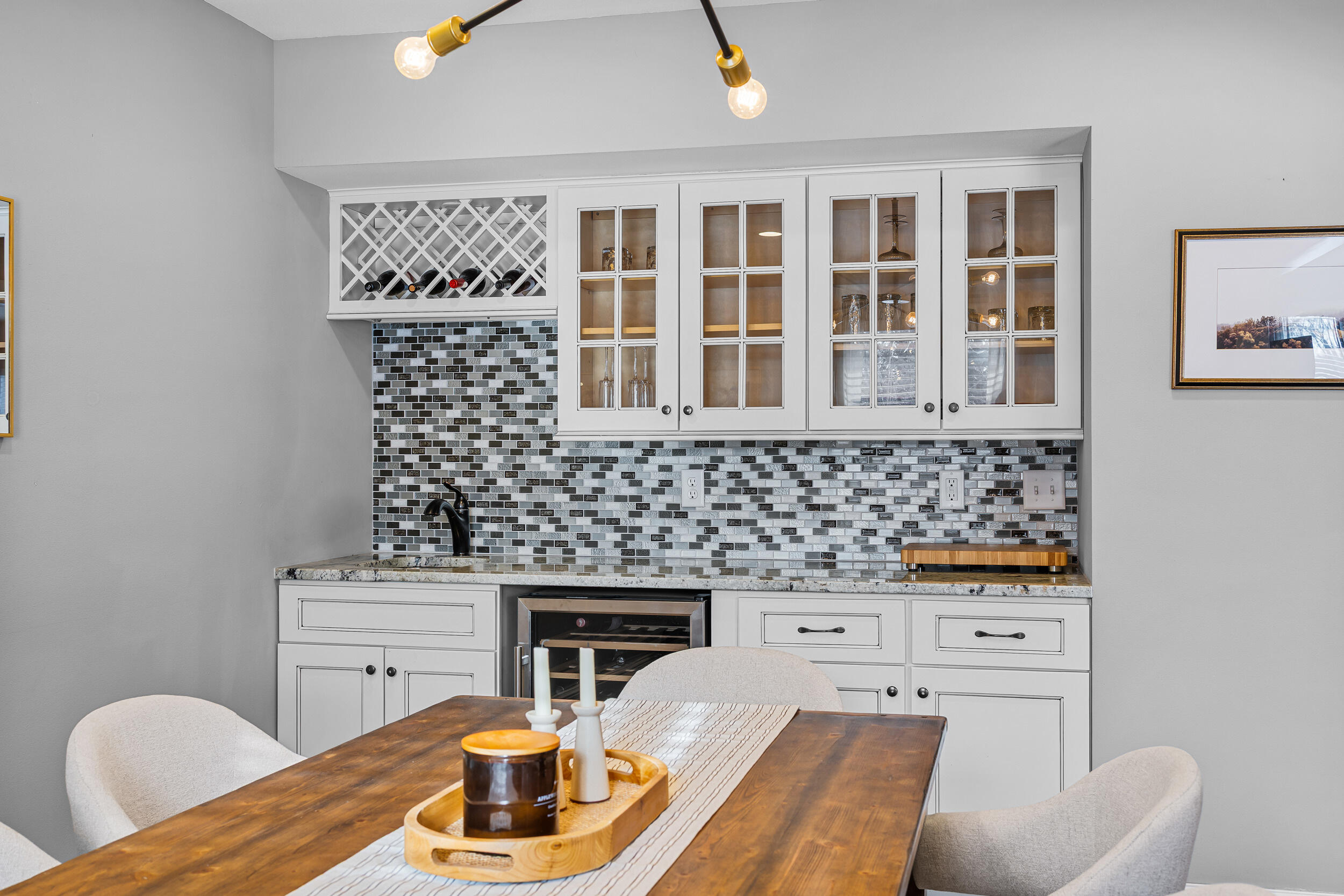 7864 North Green Bay Road River Hills, WI 53217 - Photo 17 of 53 Dining Room + Wet Bar