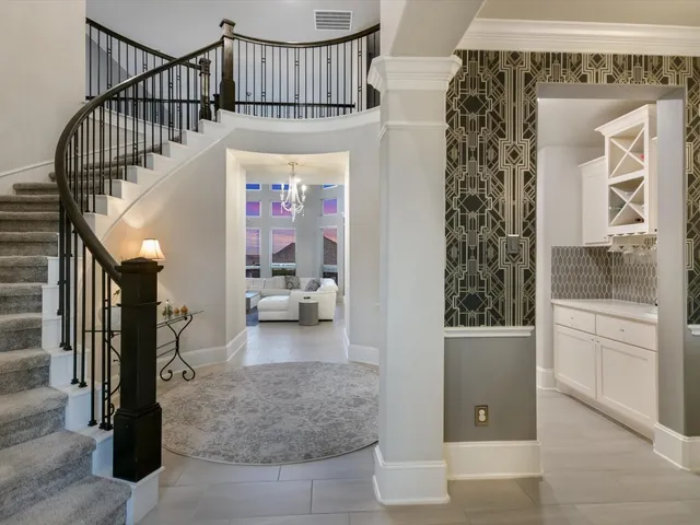 a view of entryway and hall