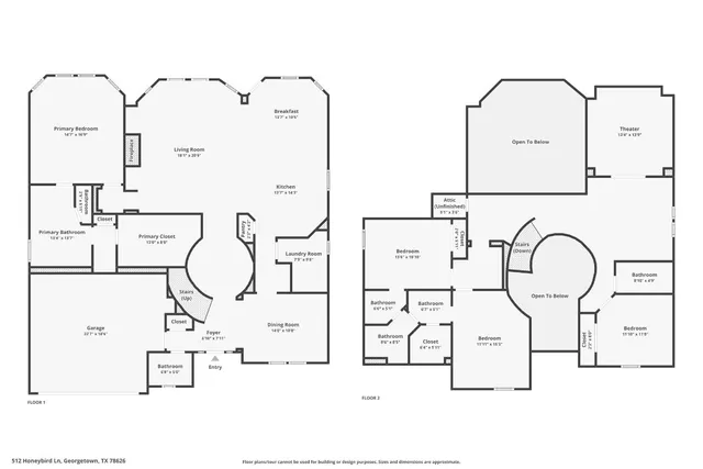 $715,000 | 512 Honeybird Lane, Georgetown, TX 78626