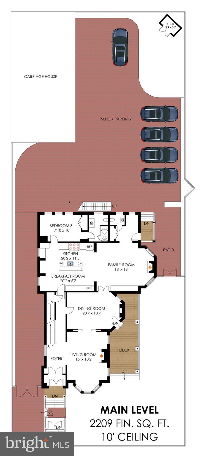 525 T Street Northwest Washington, DC 20001 - Photo 16 of 49 Patio (off Family Room)
