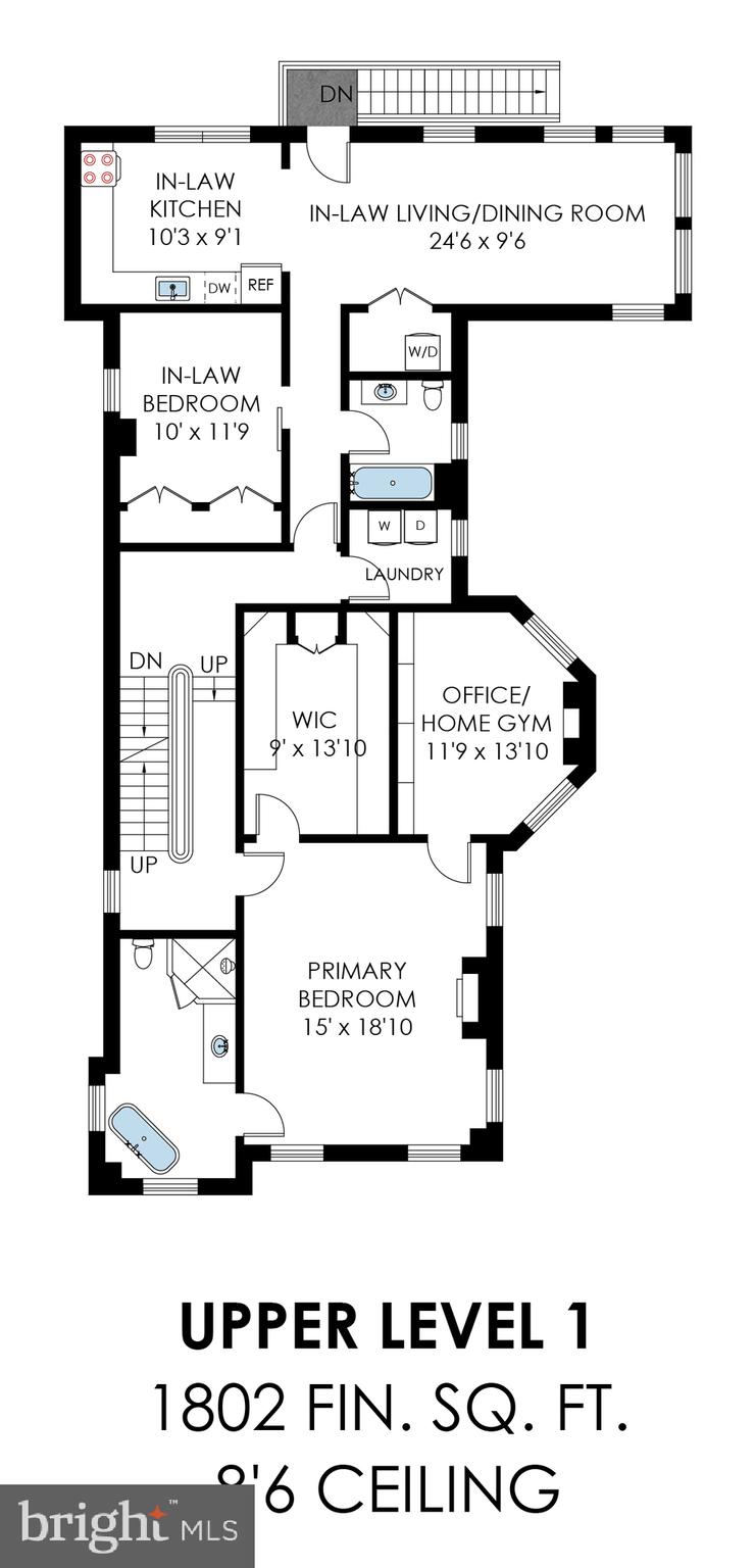 525 T Street Northwest Washington, DC 20001 - Photo 22 of 49 Upper Level 1