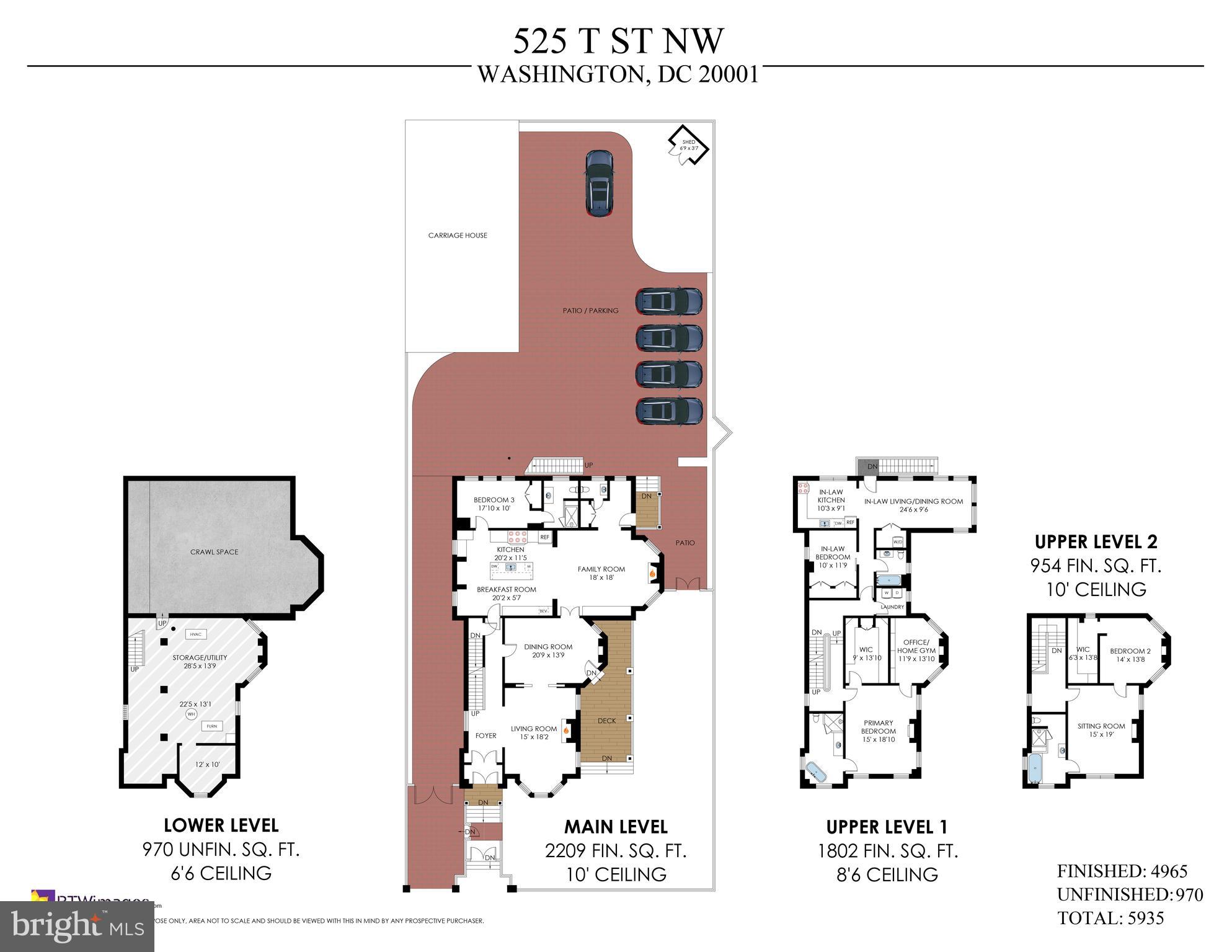 525 T Street Northwest Washington, DC 20001 - Photo 46 of 49 Floor Plans