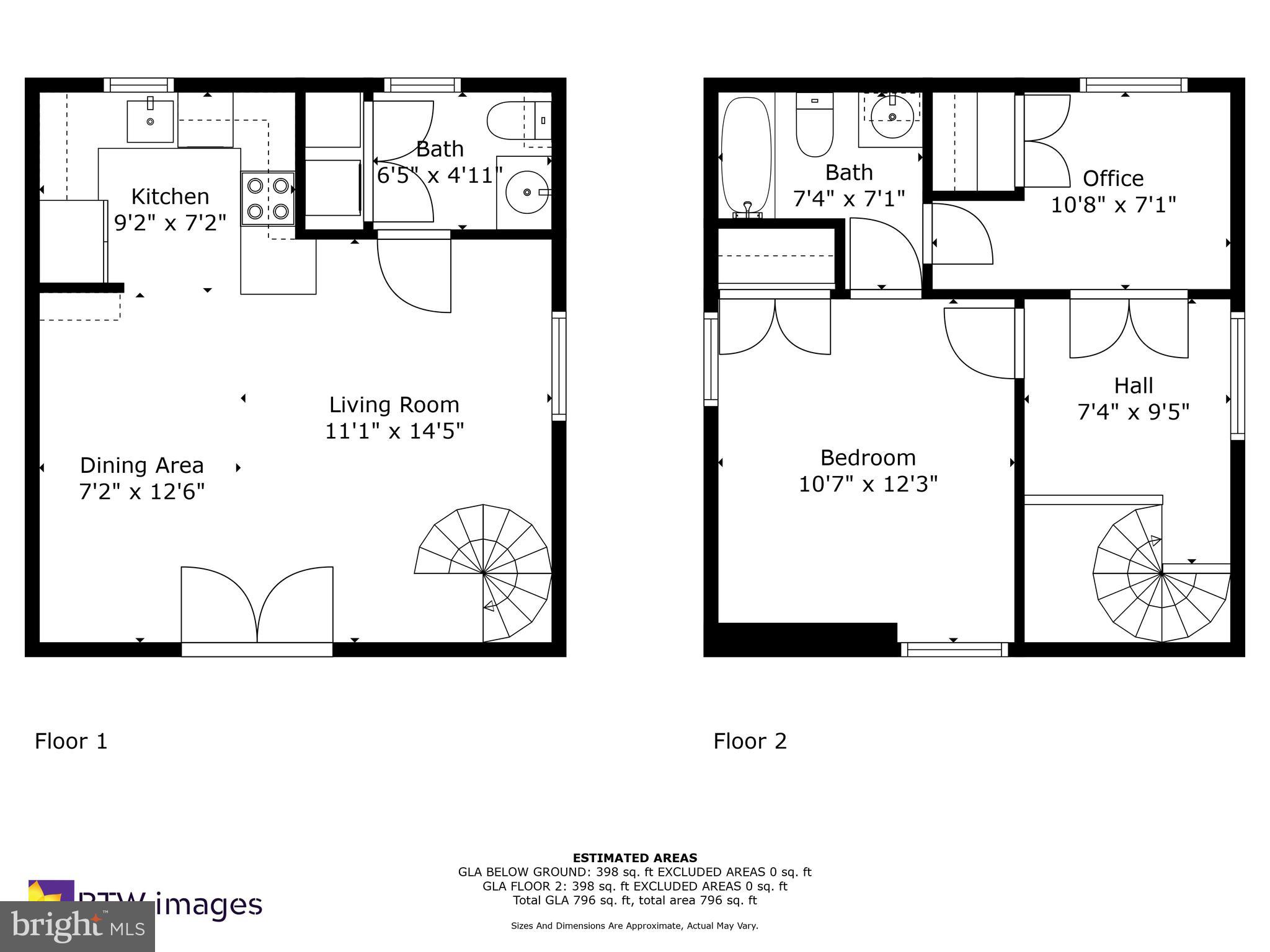 525 T Street Northwest Washington, DC 20001 - Photo 48 of 49 Carriage House, Apt, 2 - Floor Plan