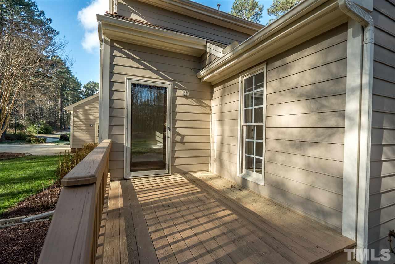 612 Downpatrick Lane Raleigh, NC 27615 - Photo 17 of 25 Private Deck off of Master Suite!
