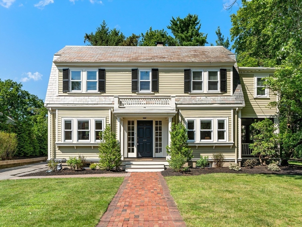 16 Vine Brook Road Lexington, MA 02421 - Photo 1 of 37 a front view of a house with a yard