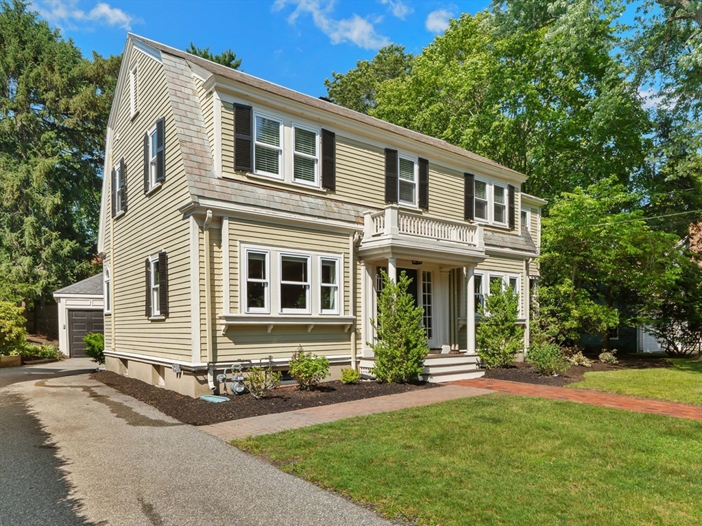 16 Vine Brook Road Lexington, MA 02421 - Photo 34 of 37 front view of a house with a yard
