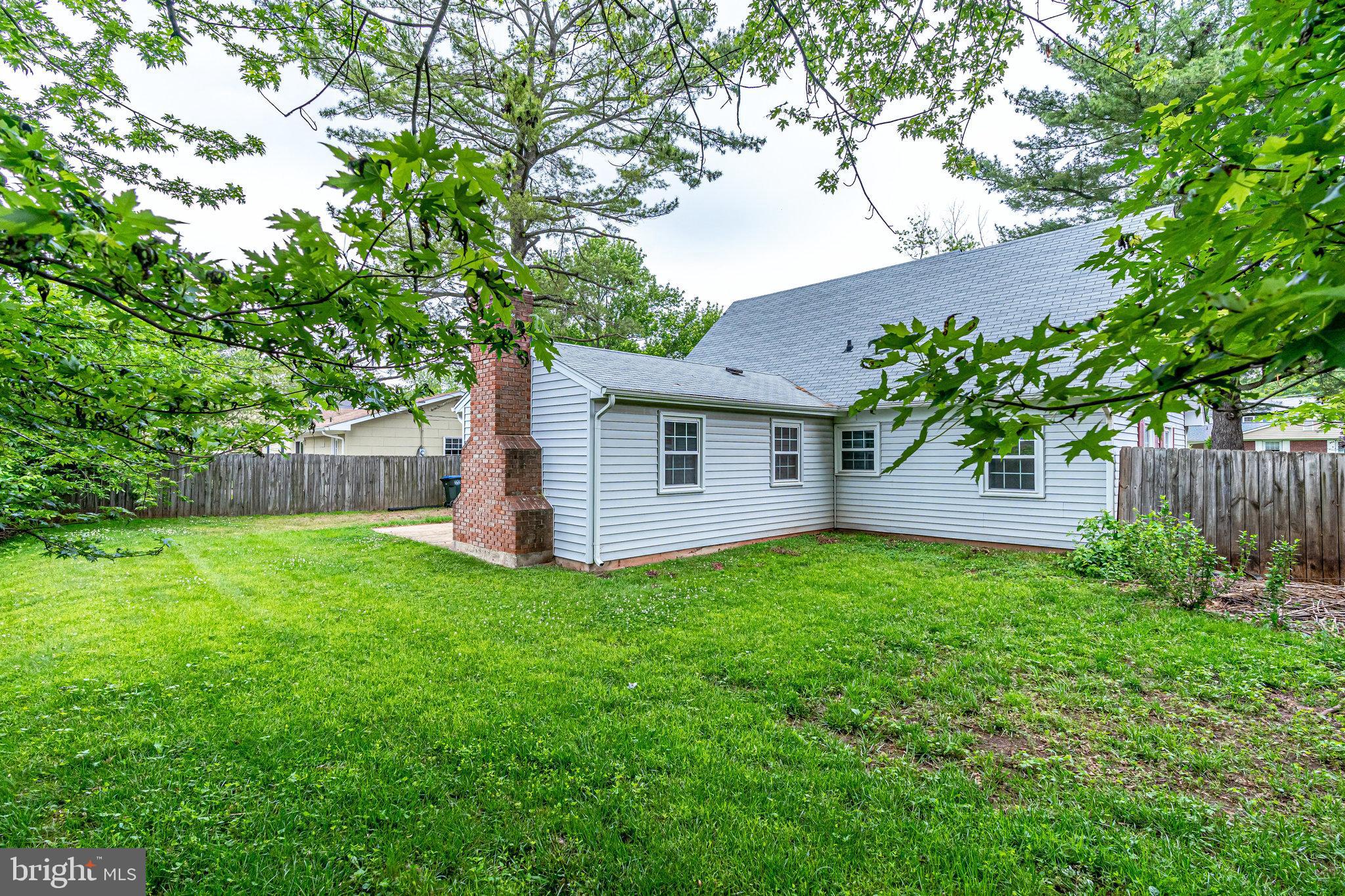 13129 Poplar Tree Road Fairfax, VA 22033 - Photo 32 of 33 Back Yard