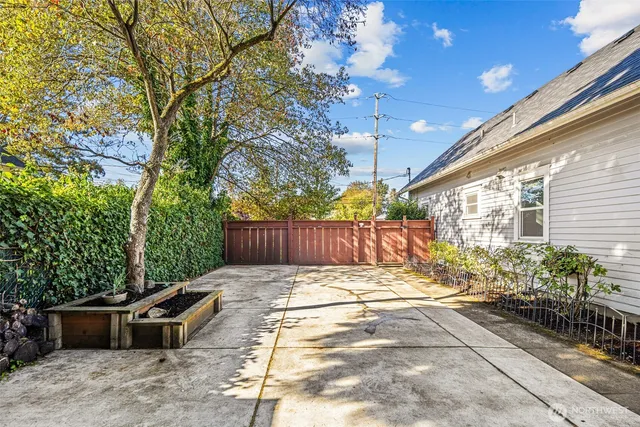 a view of swimming pool with patio