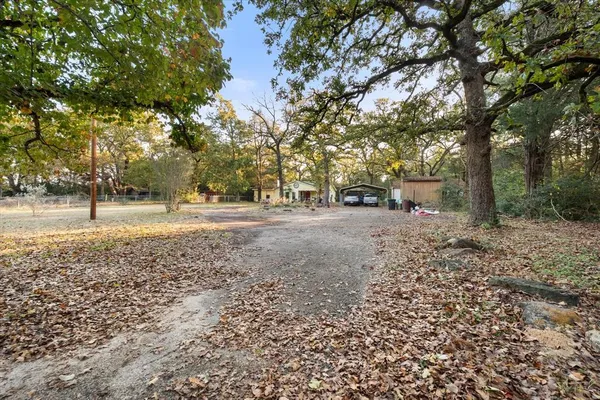 a view of road with trees