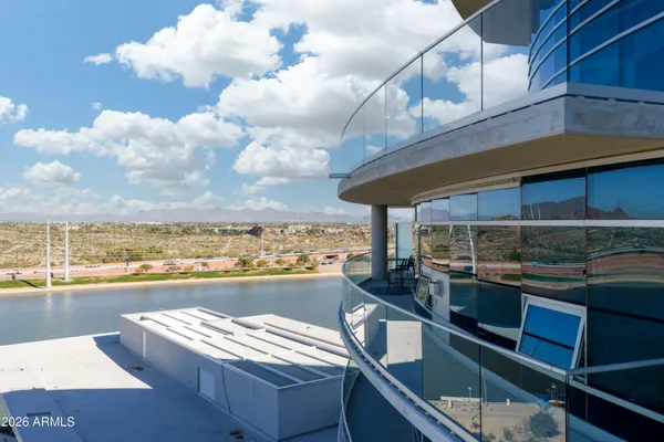 a view of a terrace with furniture