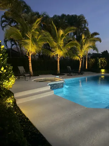 a view of a volley ball court