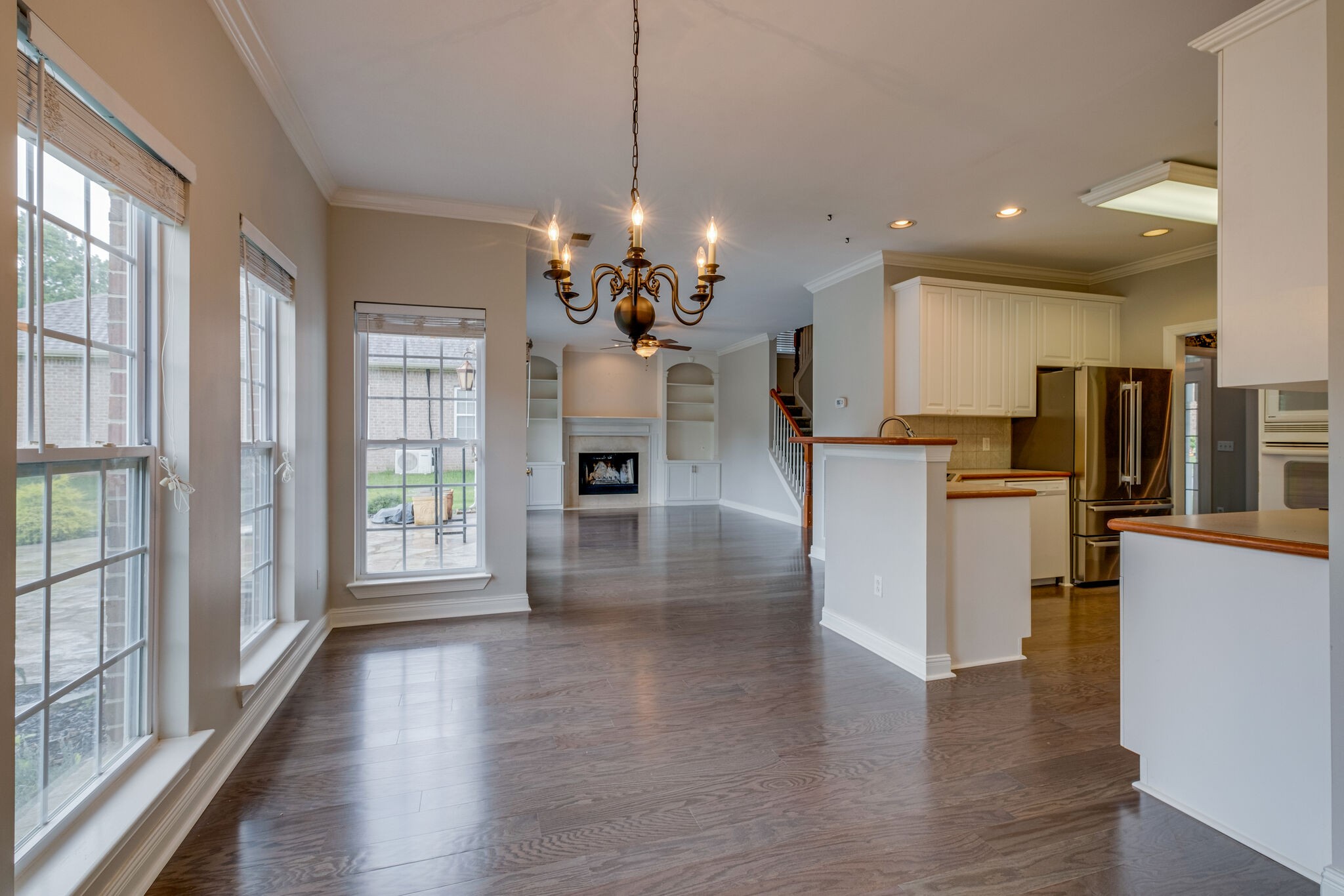 108 Berwick Place Franklin, TN 37064 - Photo 11 of 28 a view of a kitchen with refrigerator and wooden floor