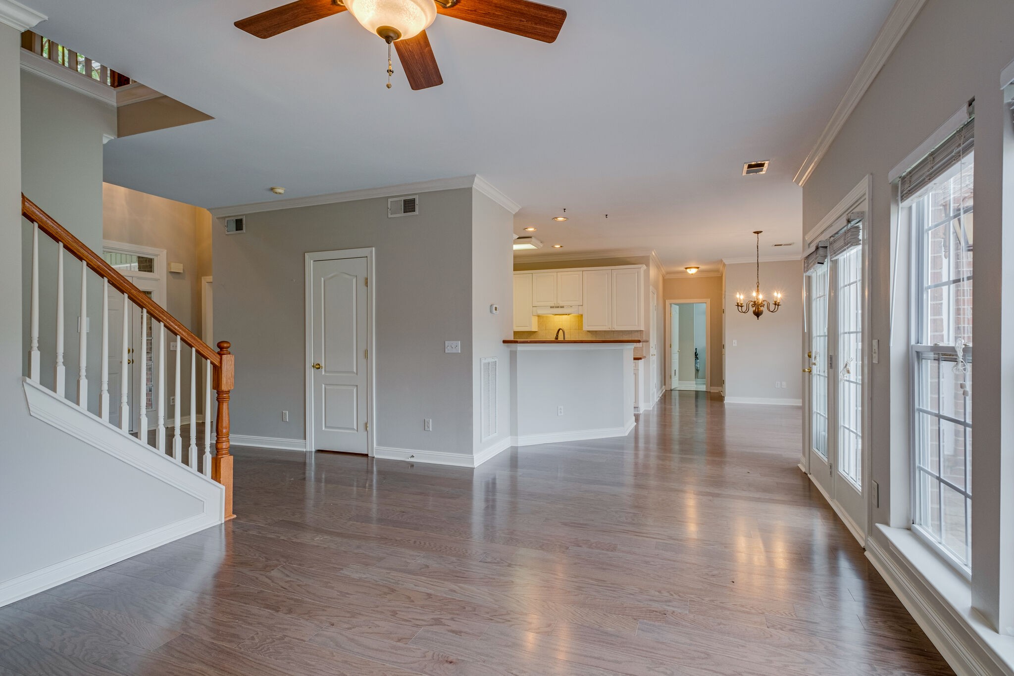 108 Berwick Place Franklin, TN 37064 - Photo 15 of 28 a view of empty room with wooden floor and fan