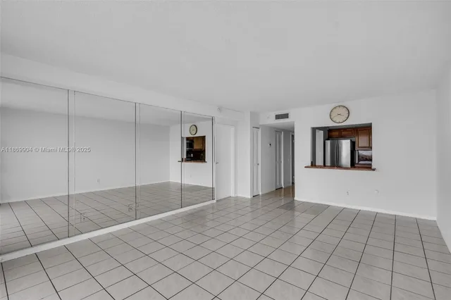 a view of an empty room